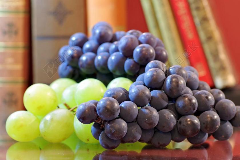 餐饮清新新鲜的葡萄背景图片
