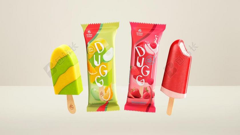 餐饮唯美冰淇淋雪糕背景图片