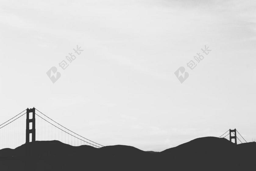 金门大桥 结构 旧金山 山 天空