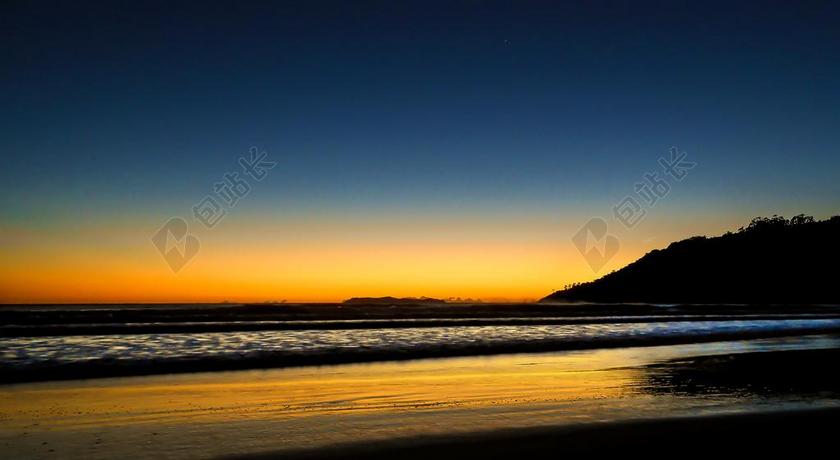 初生的太阳 海滩 滨海 圣卡塔琳娜 黎明 景观 贝拉 MAR