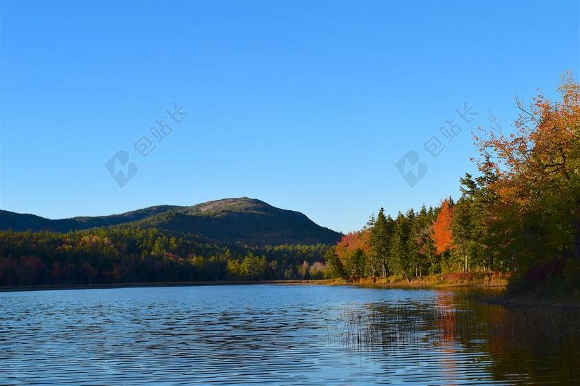 湖 树 叶子 山 反思 自然 景观 水 天空 蓝色 森林