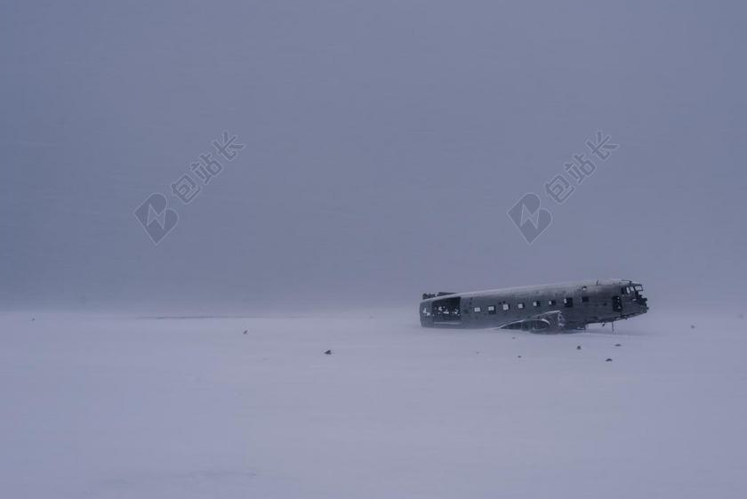 冰岛 雪 冬天 旅游 现场 钢 金属 碎石