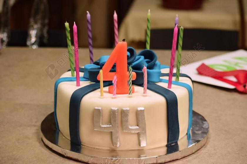 餐饮喜庆生日蛋糕背景图片