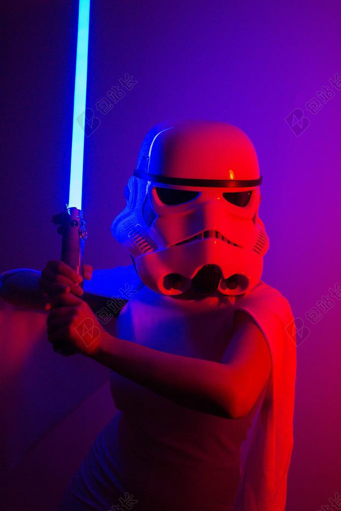 广告时尚星球大战女模特背景图片