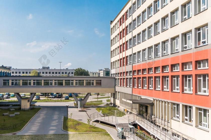 建筑时尚理工大学背景图片