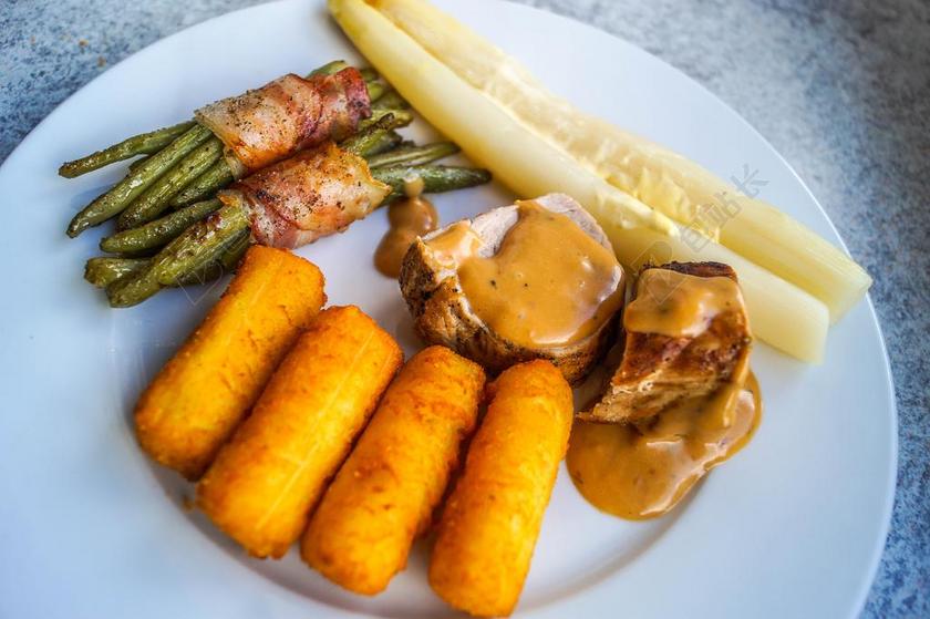 猪里脊 吃 猪肉 餐 美味 营养 厨师 猪 圆角件 食品