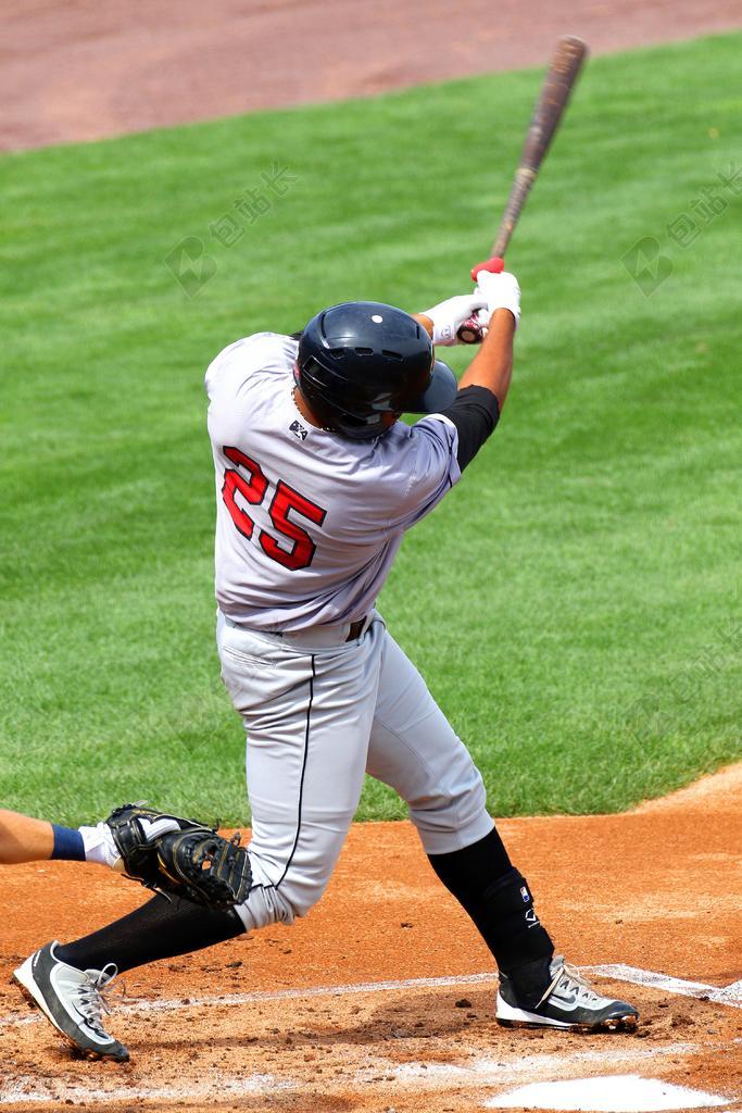 运动户外打棒球背景图片