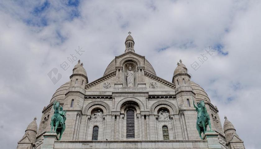 巴黎圣母院 蒙马特尔 巴黎 法国 浪漫 圣心大教堂