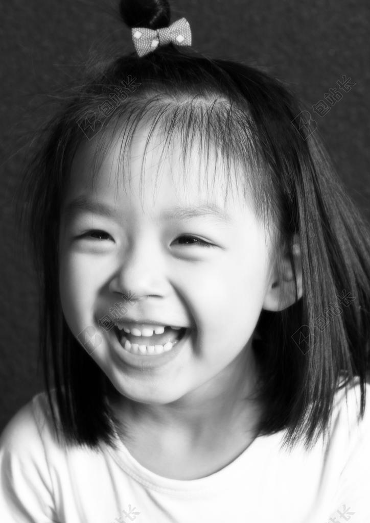 笑容 天使 女孩 儿童 六一