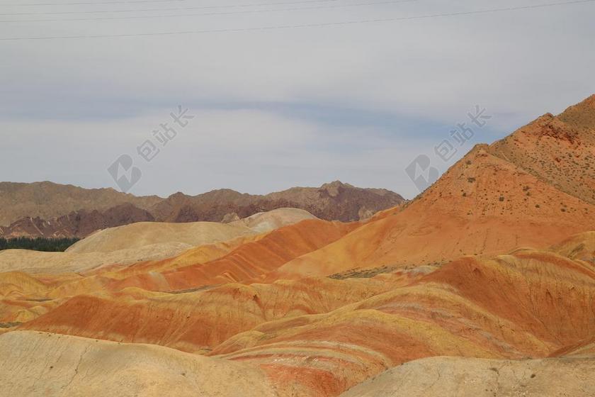 丹霞地貌 张掖 美景 大自然