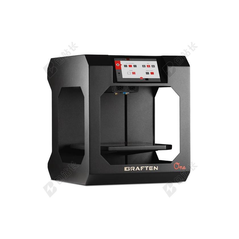 打印机 3D 白 背景 黑色 GRAFTEN 他们 法