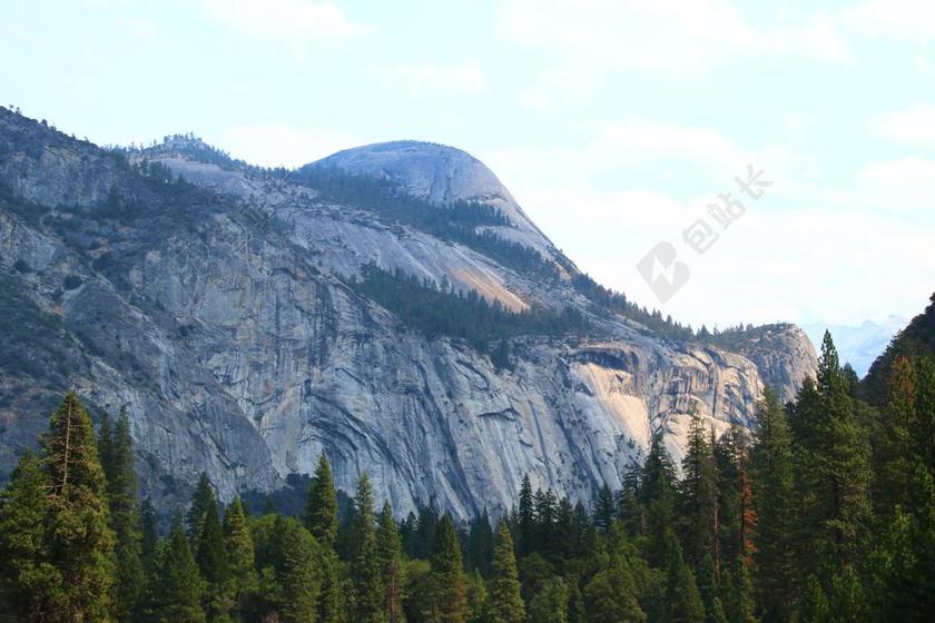 约塞米蒂 一半 圆顶 山 国家公园 美国 美国加州 转到