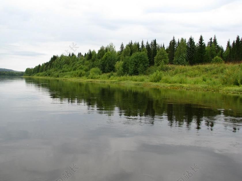 R 维舍拉 小组 彼尔姆边疆区的河流 景观 性质 旅游 海滩