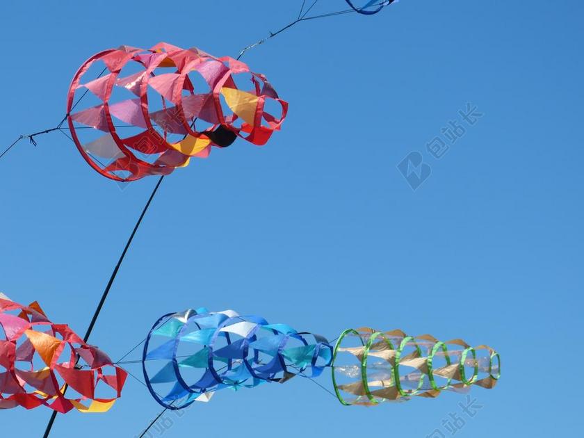 天空 风筝 蓝色