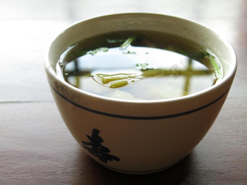 餐饮唯美汤葫芦背景图片