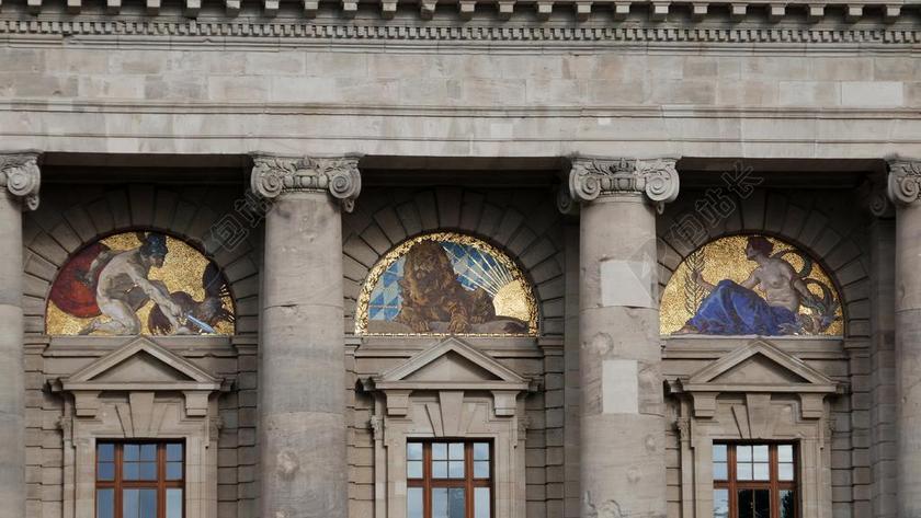 庭院花园 国务院总理府 架构 巴伐利亚州总理府 慕尼黑 名胜古迹