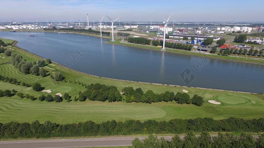 大风车 行业 水路 端口 鹿特丹 水 海港 航运 看 产业