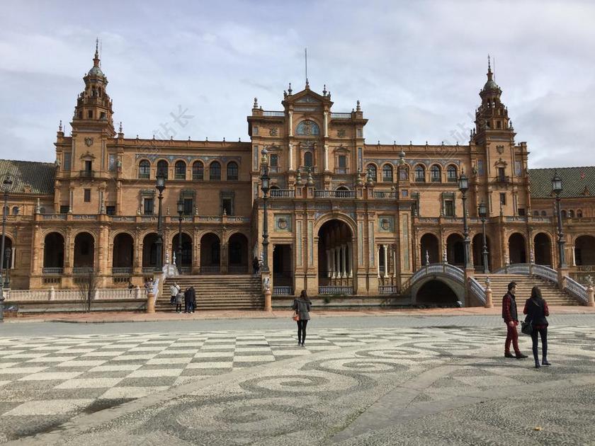 塞维利亚 西班牙广场 旅程
