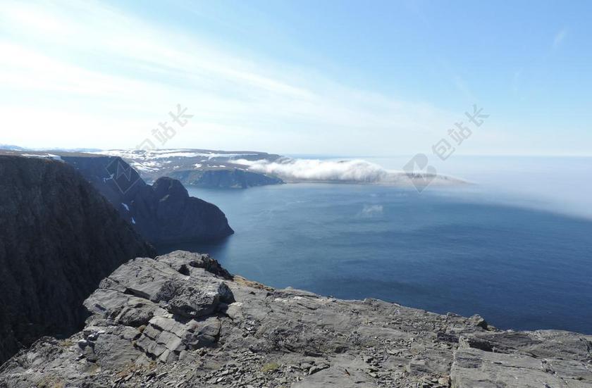挪威 北度 北开普敦 海