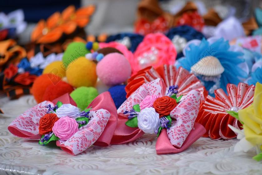 弓 饰品 口香糖 女孩 多颜色 礼品 联欢晚会