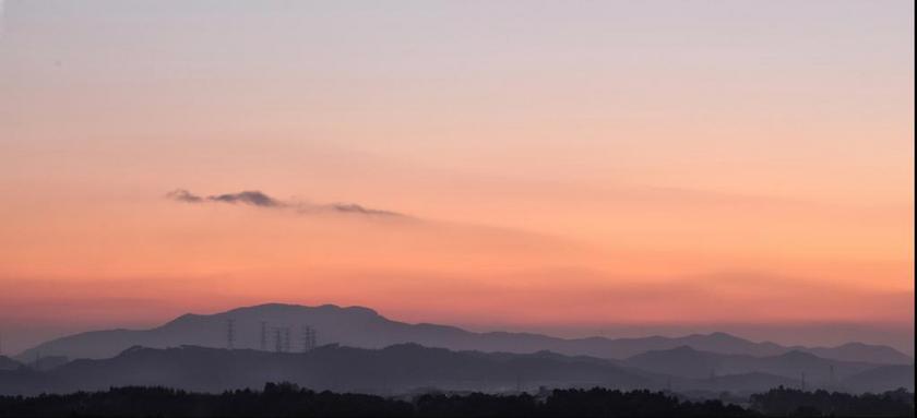 晚霞 增城 夕阳