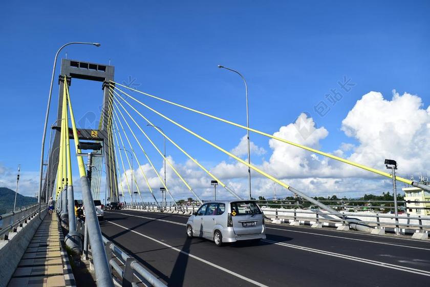 蓝天 美娜多 斜拉桥