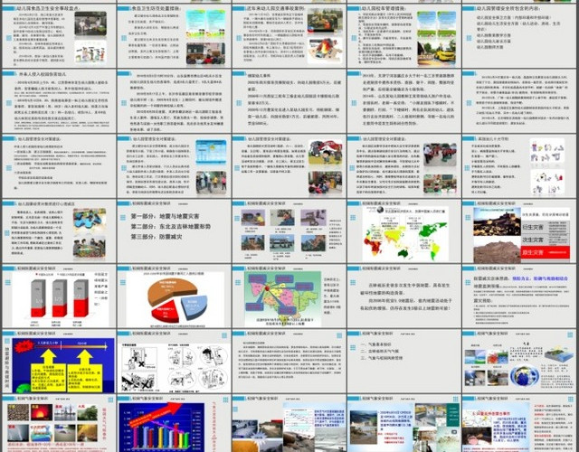 安全工作报告培训总结PPT模板