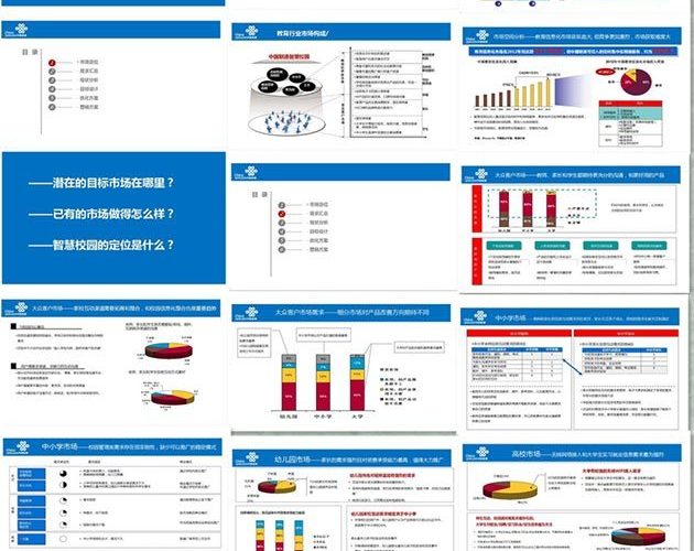 中国联通智慧校园推广方案PPT模板