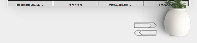 开店费用预算表