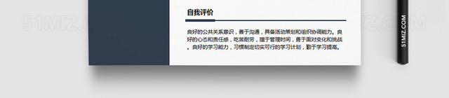 创意国际贸易求职简历EXCEL模板