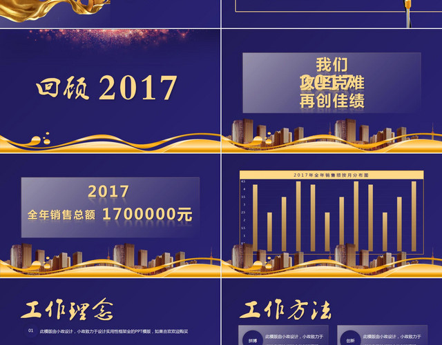 商带片头务大气年终盛典颁奖年终表彰大会模板