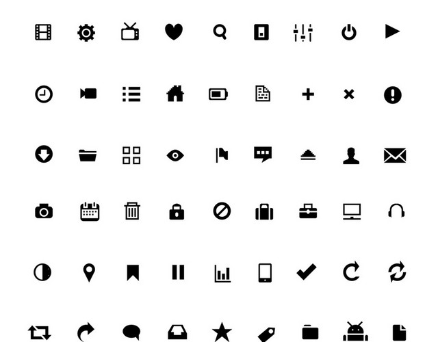 81个超实用ICON图标素材