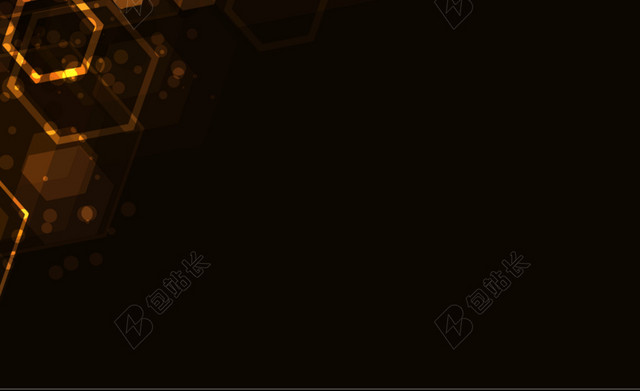 几何色块科技方形BANNER素材