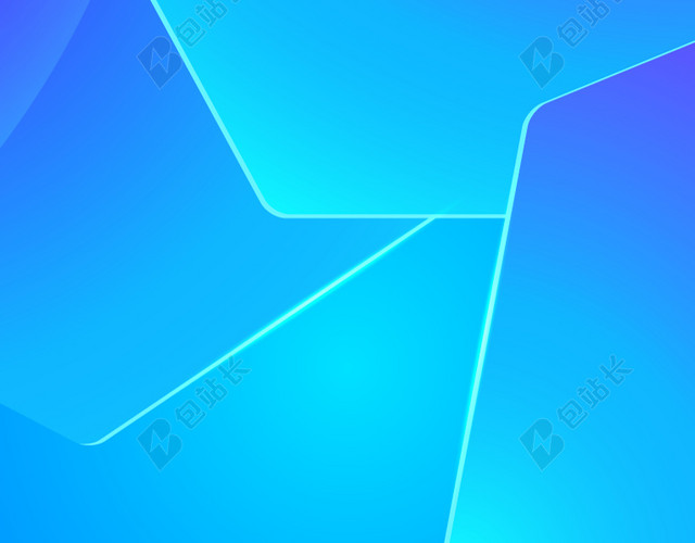 不规则几何色块BANNER素材