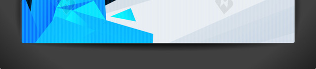 不规则几何科技块面BANNER素材