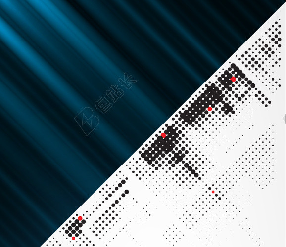 简约科技几何色块线条BANNER素材