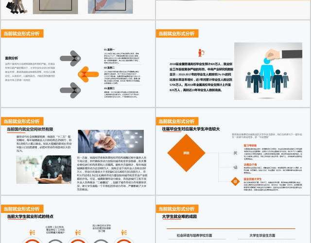 简约商务就业指导PPT