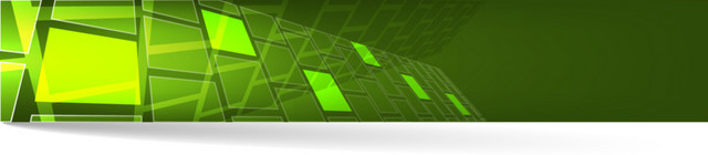 科技BANNER绿色几何背景素材