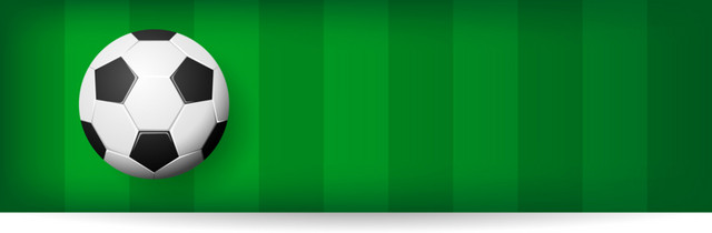 足球BANNER绿色背景素材