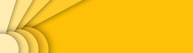 黄色卡通BANNER背景素材