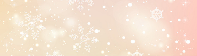 卡通雪花圣诞BANNER背景素材