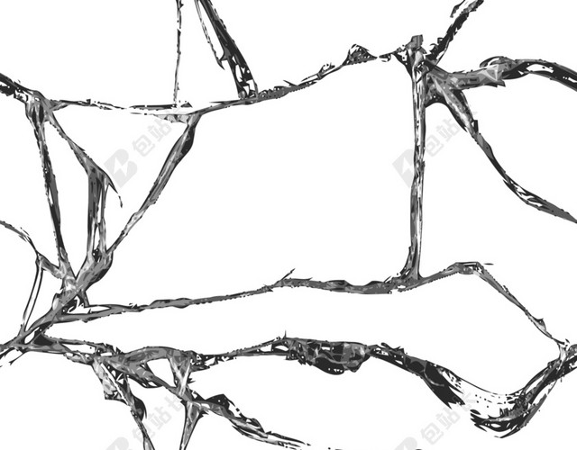 破碎玻璃BANNER素材