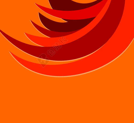 手绘红色鸡BANNER素材