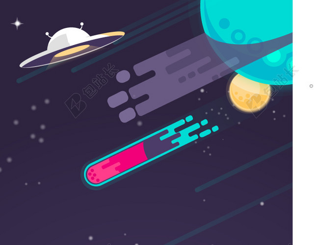 卡通星球海报