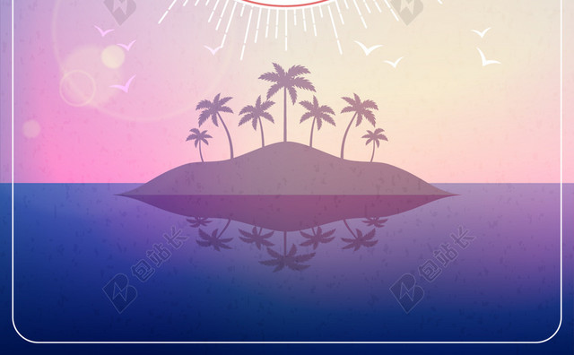 椰子背景
