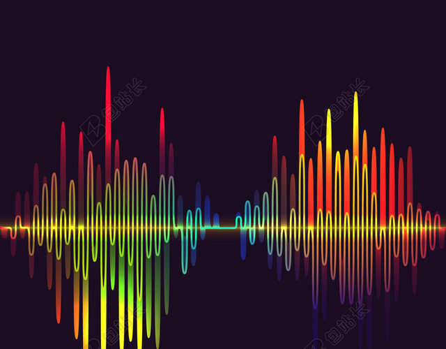 动感音乐黑背景图