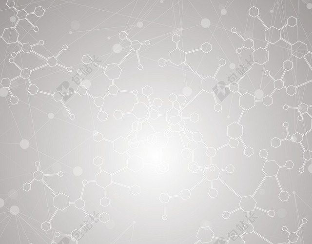 点线分子螺旋背景