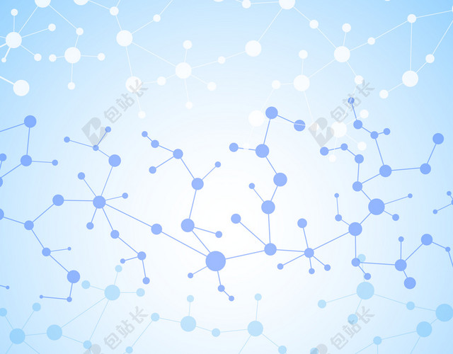 点线分子螺旋光效背景图