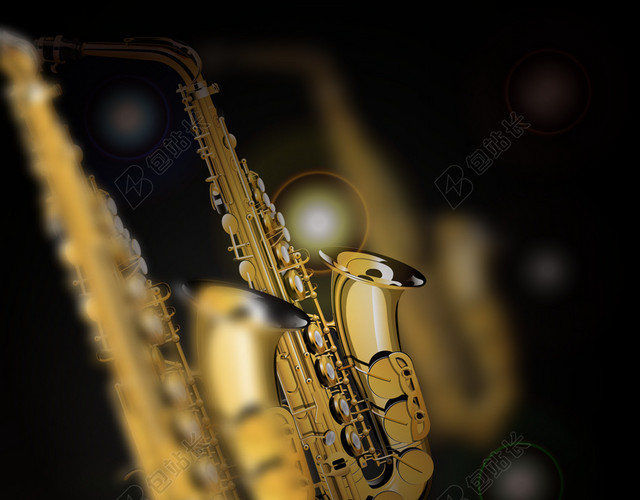 音乐器材背景图