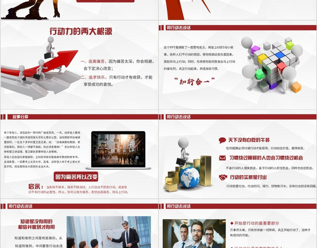 高端商务行动管理培训模板